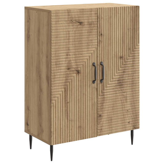 vidaXL Πλαϊνό γραφείο Artisan Δρυς 66 x 34,5 x 89,5 εκ