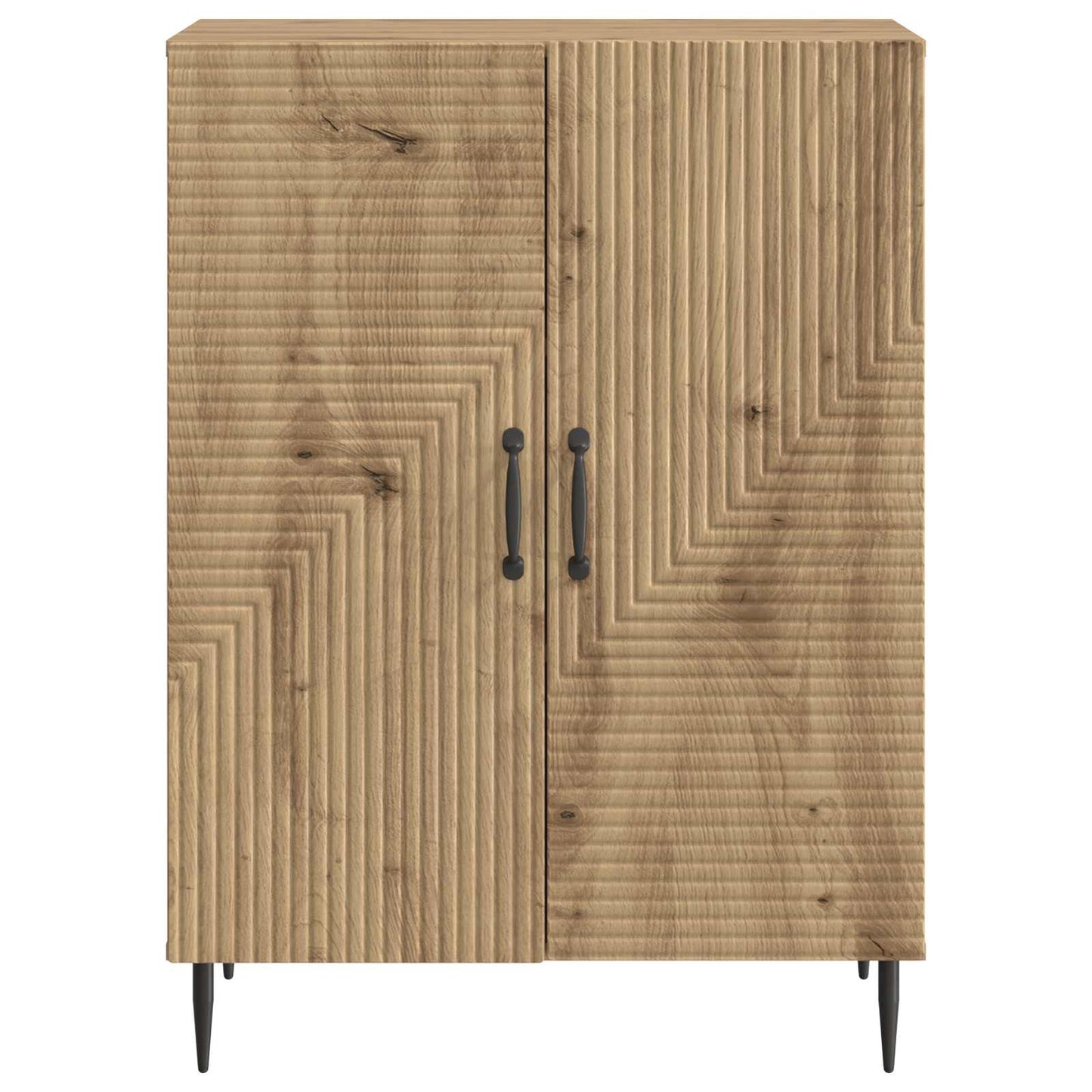 vidaXL Πλαϊνό γραφείο Artisan Δρυς 66 x 34,5 x 89,5 εκ