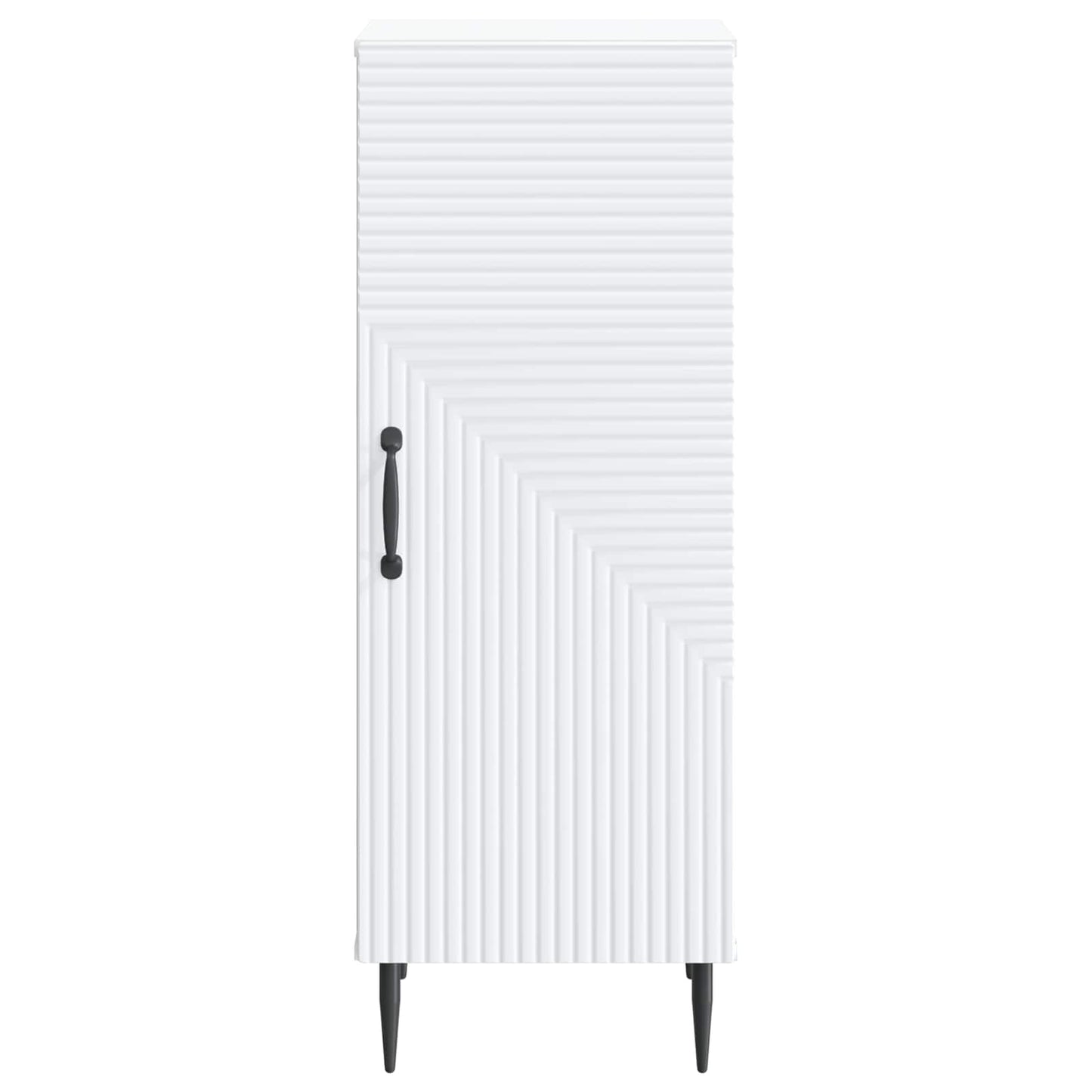 vidaXL Πλαϊνό γραφείο Λευκό 33 x 34,5 x 89,5 εκ Επεξεργασμένο Ξύλο