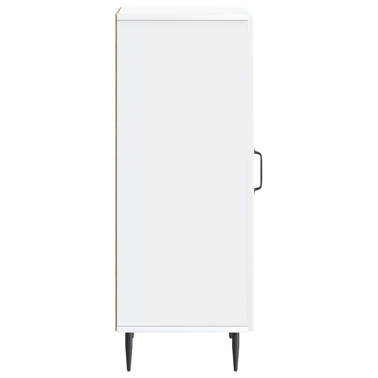 vidaXL Πλαϊνό γραφείο Λευκό 33 x 34,5 x 89,5 εκ Επεξεργασμένο Ξύλο