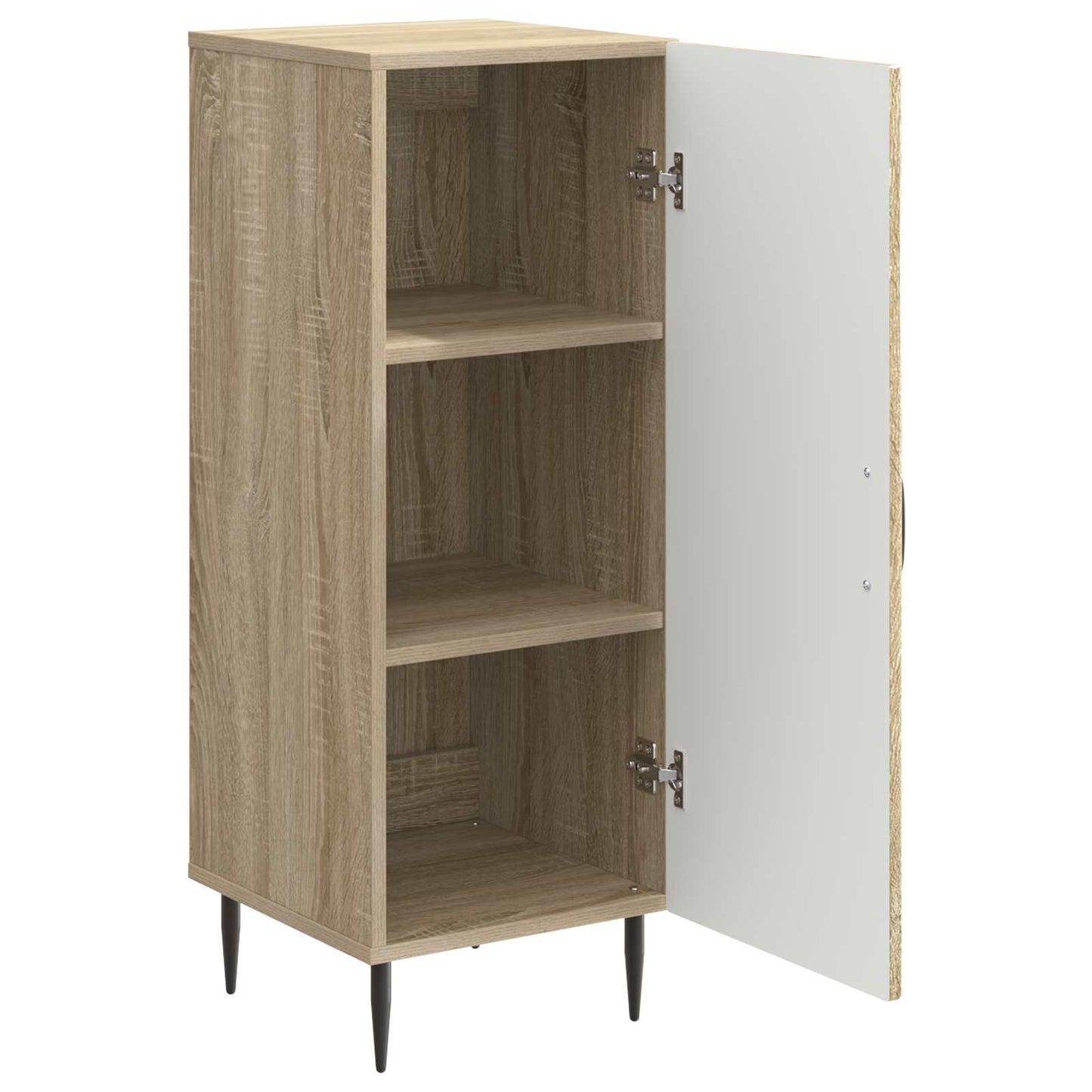 vidaXL Πλαϊνό γραφείο Sonoma Δρυς 33 x 34,5 x 89,5 εκ