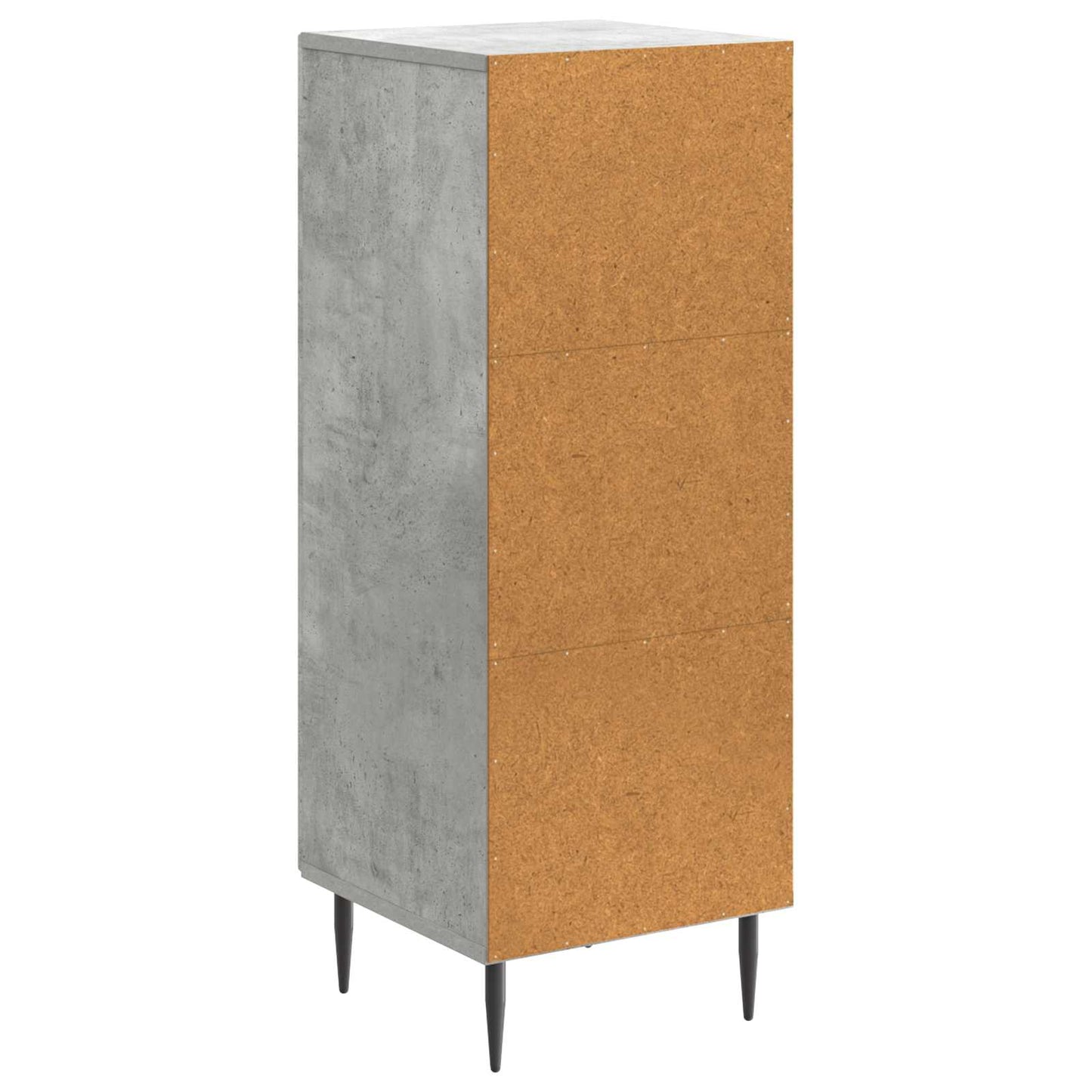 vidaXL Πλαϊνό γραφείο Γκρι Σκυροδέματος 33 x 34,5 x 89,5 εκ