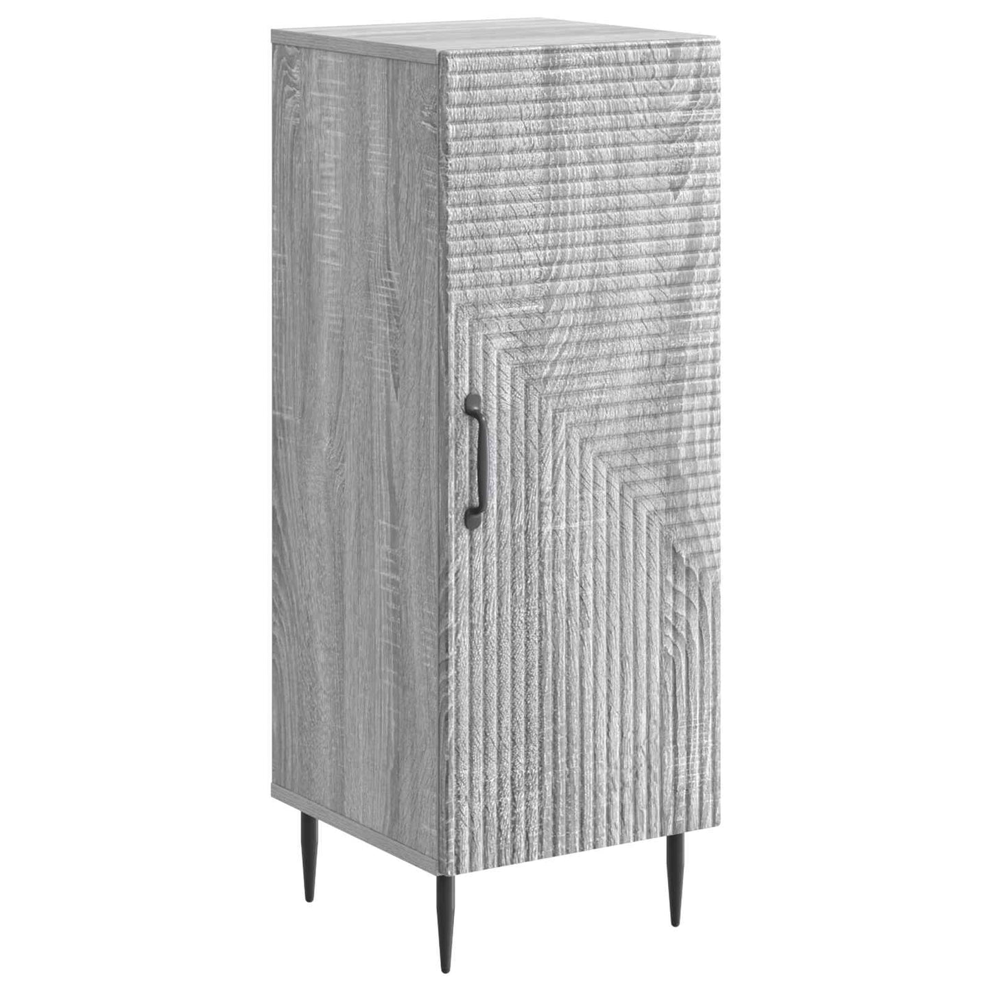 vidaXL Πλαϊνό γραφείο Γκρι Sonoma 33 x 34,5 x 89,5 εκ