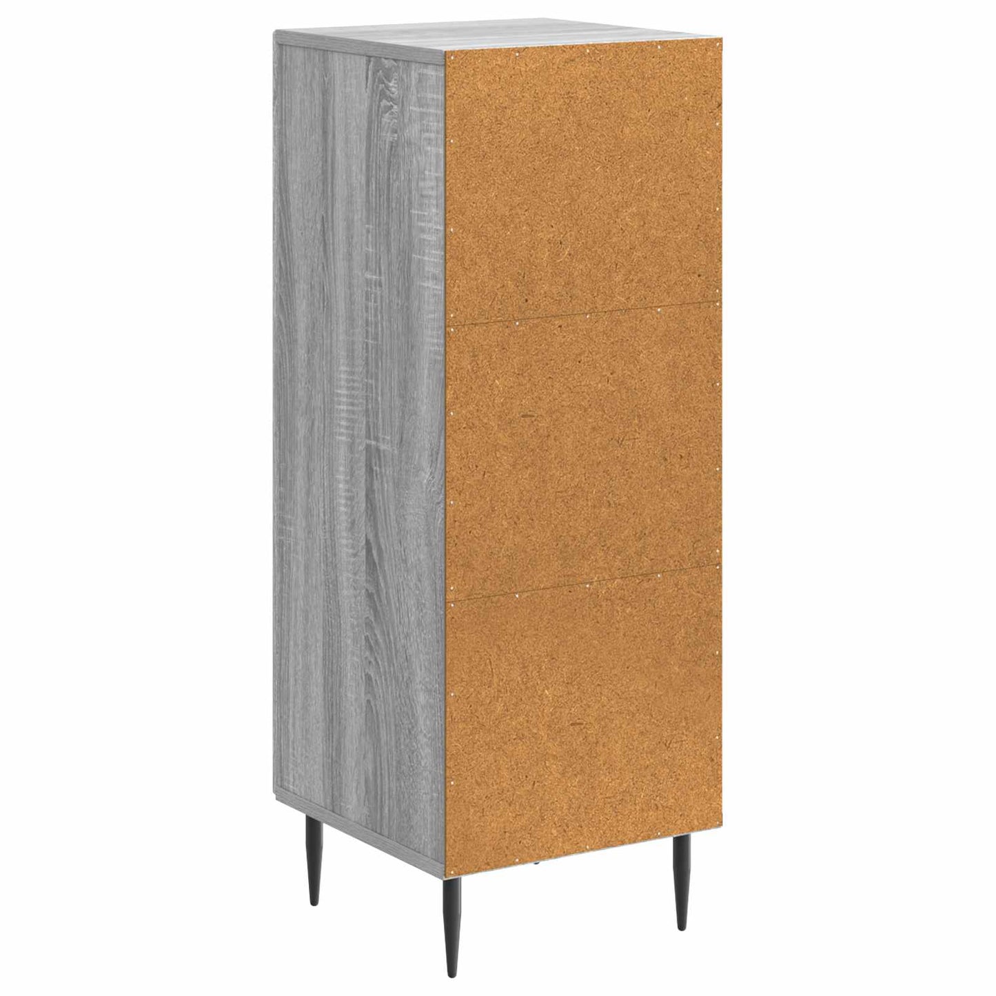 vidaXL Πλαϊνό γραφείο Γκρι Sonoma 33 x 34,5 x 89,5 εκ