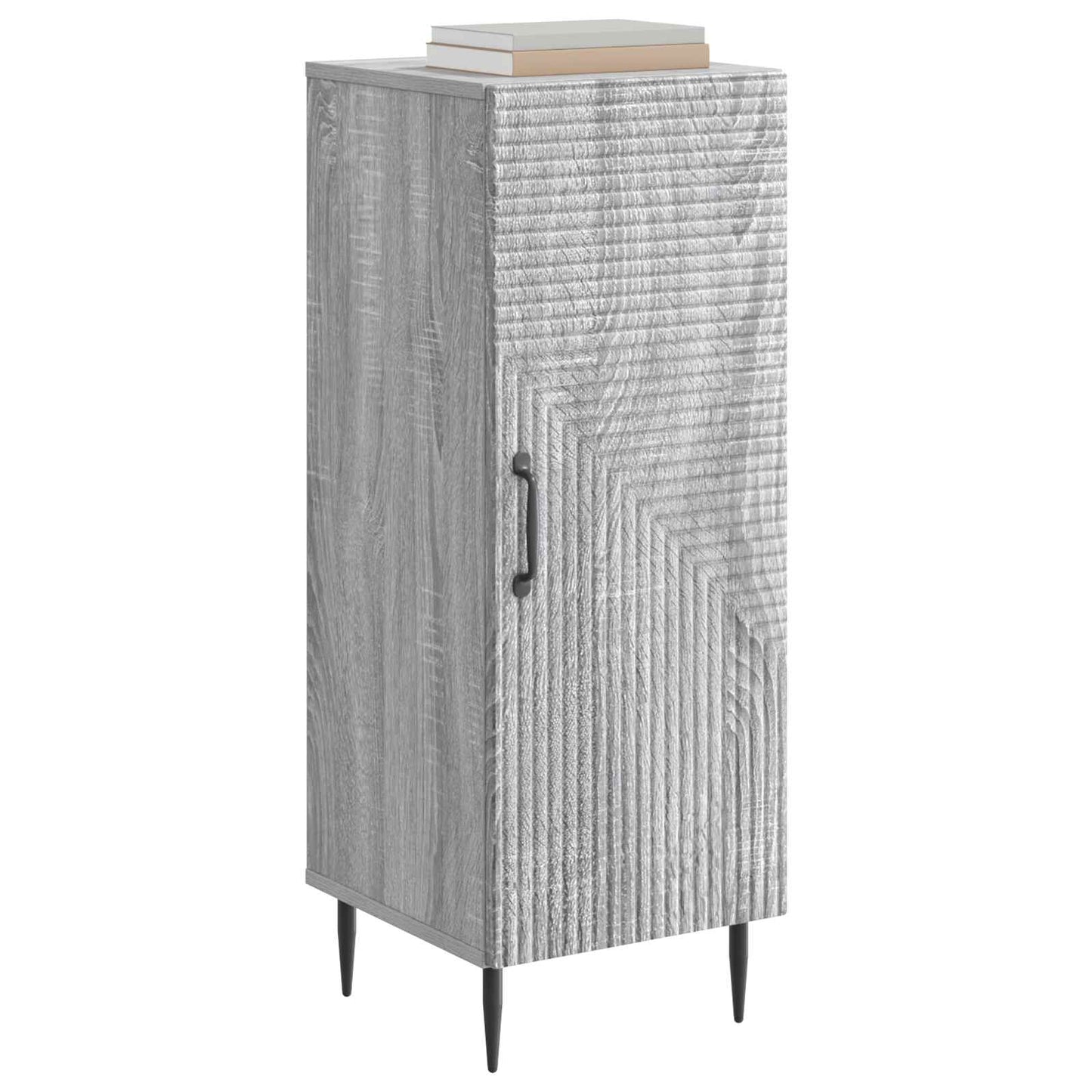vidaXL Πλαϊνό γραφείο Γκρι Sonoma 33 x 34,5 x 89,5 εκ