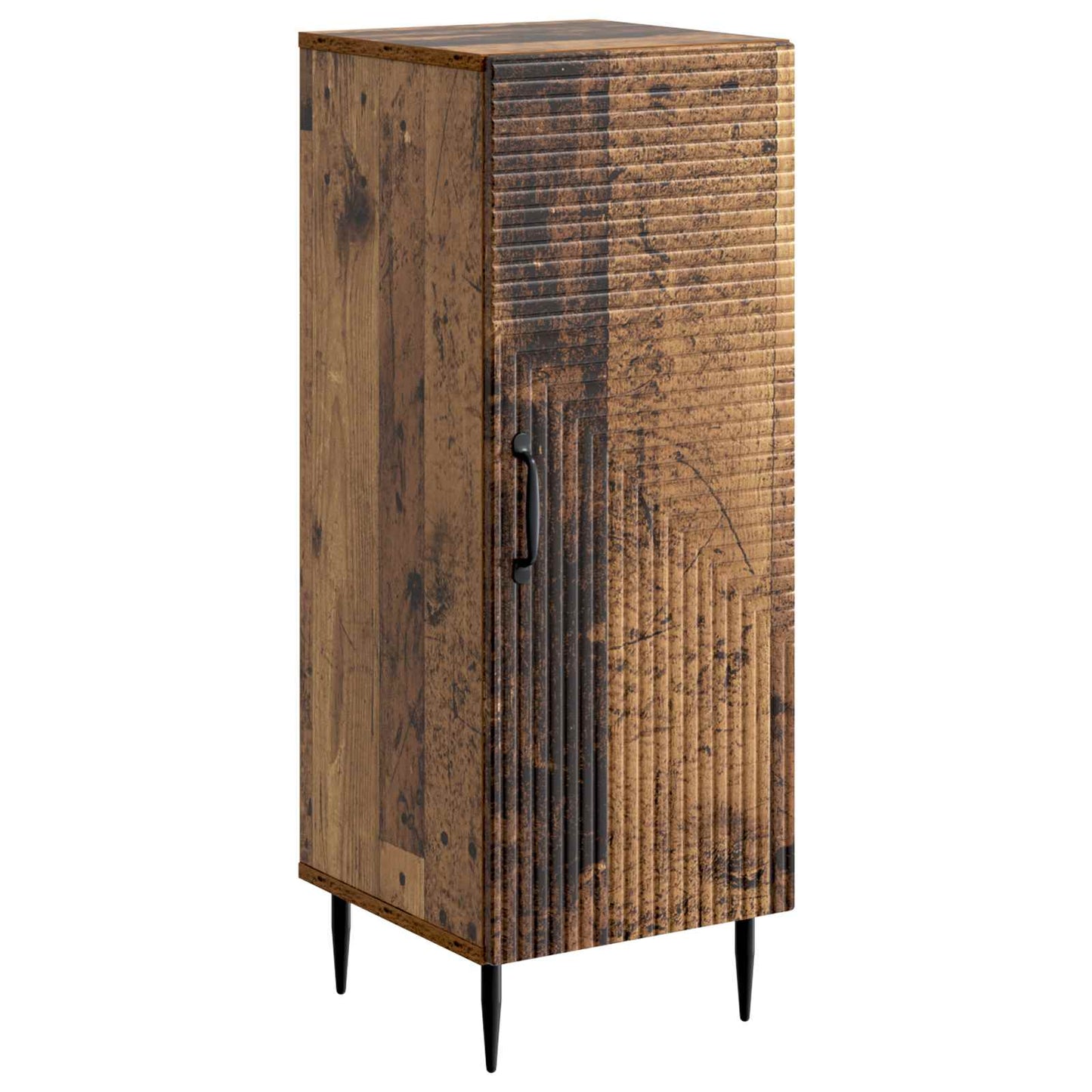 vidaXL Πλαϊνό γραφείο Παλαιωμένο ξύλο 33 x 34,5 x 89,5 εκ