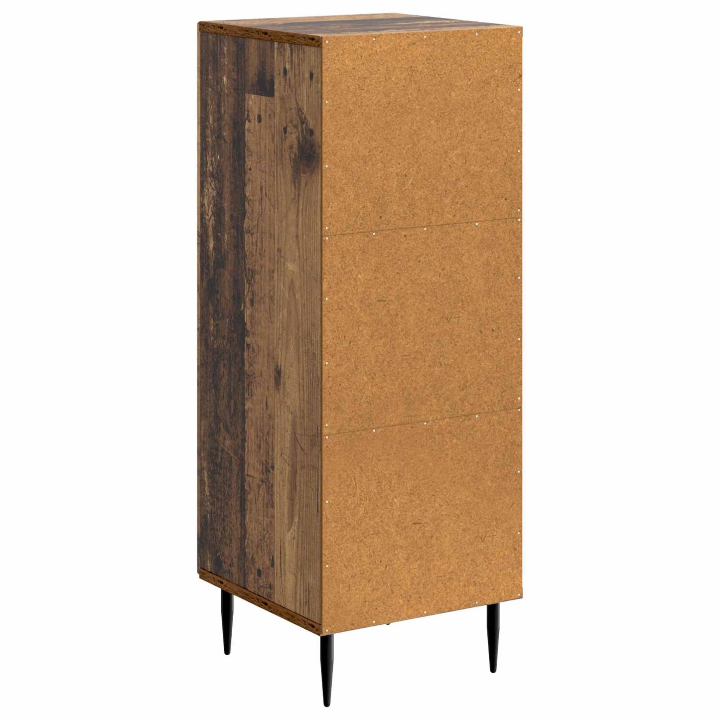 vidaXL Πλαϊνό γραφείο Παλαιωμένο ξύλο 33 x 34,5 x 89,5 εκ