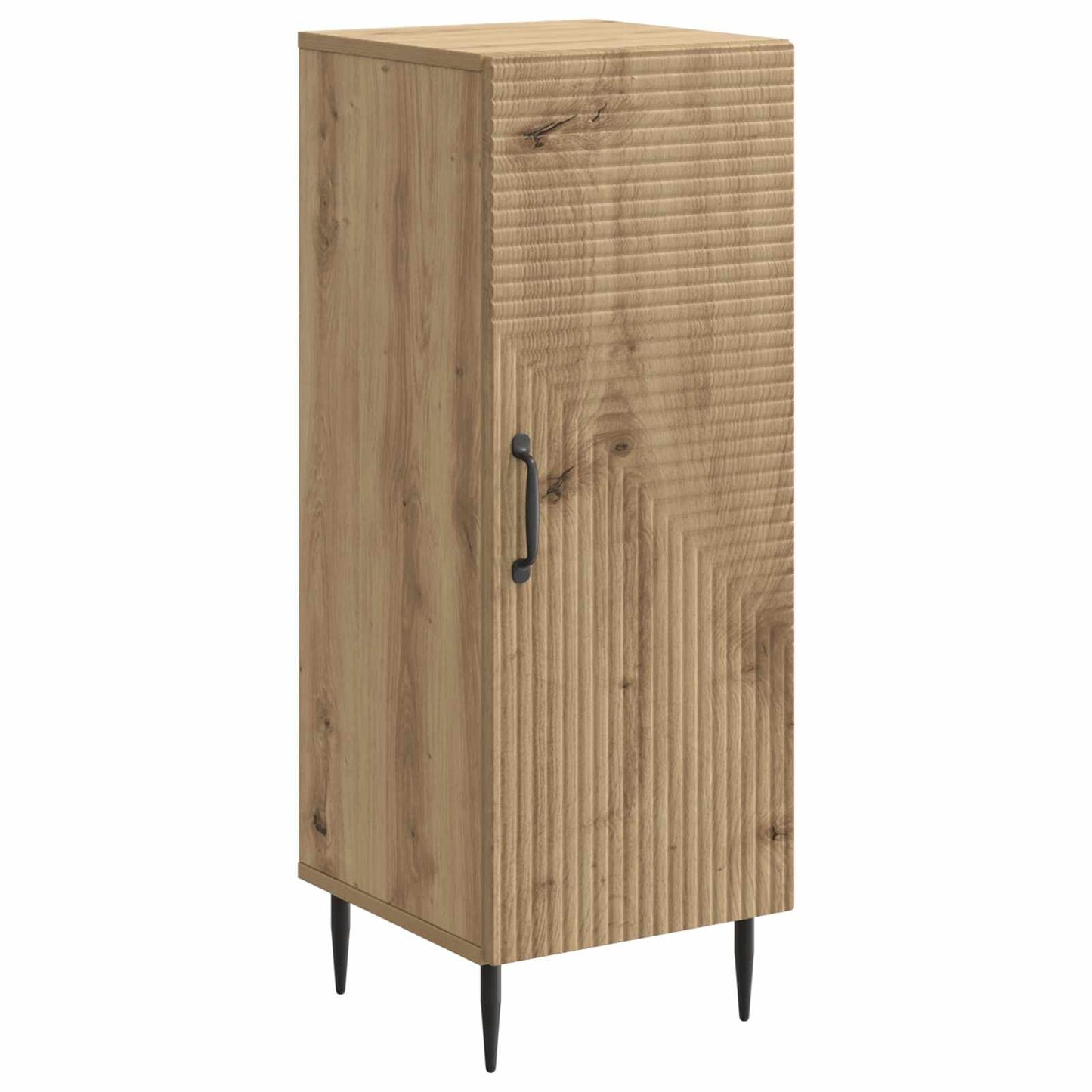 vidaXL Πλαϊνό γραφείο Artisan Δρυς 33 x 34,5 x 89,5 εκ