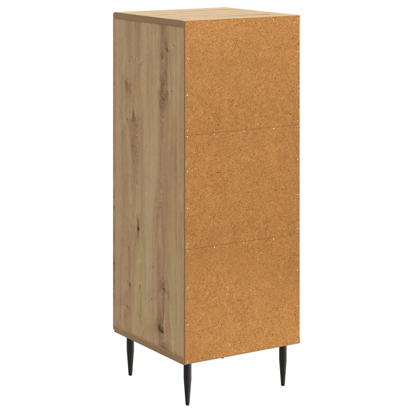 vidaXL Πλαϊνό γραφείο Artisan Δρυς 33 x 34,5 x 89,5 εκ