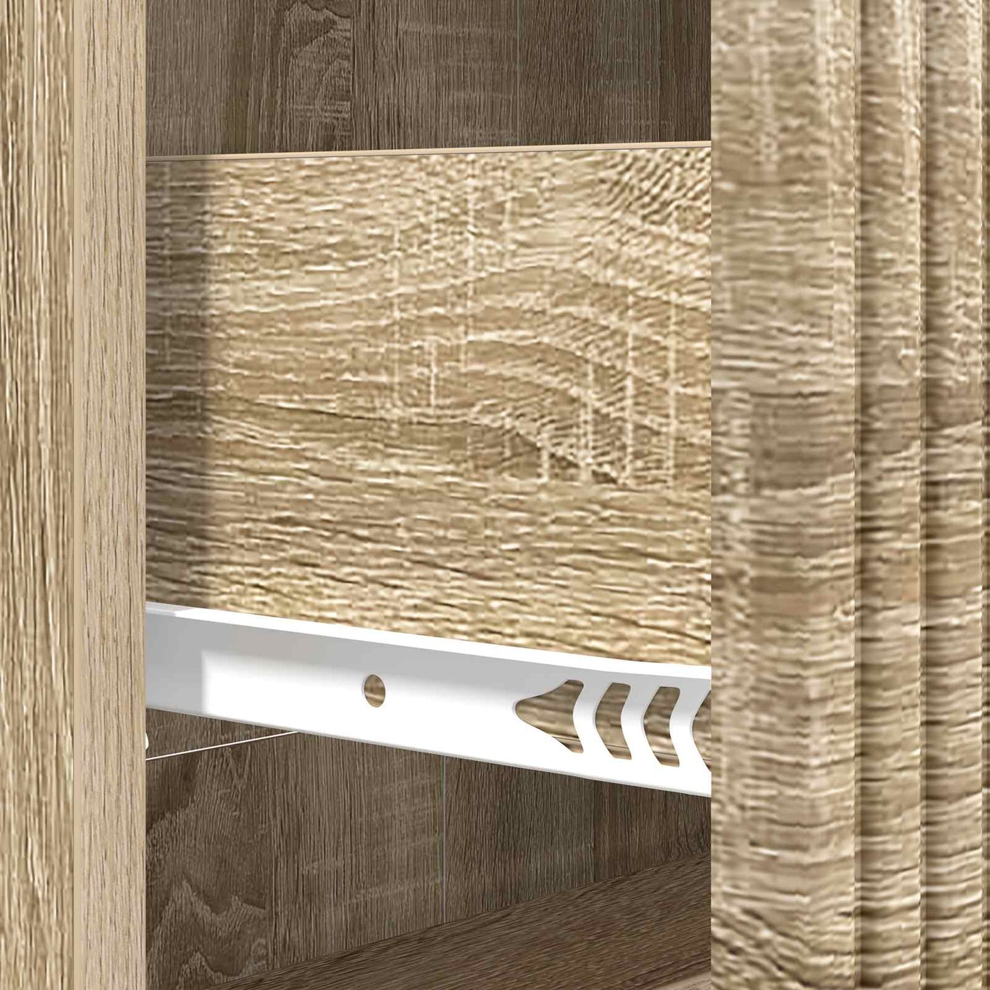 vidaXL Ντουλάπι με Συρτάρια 66 x 34,5 x 89,5 εκ Επεξεργασμένο Ξύλο