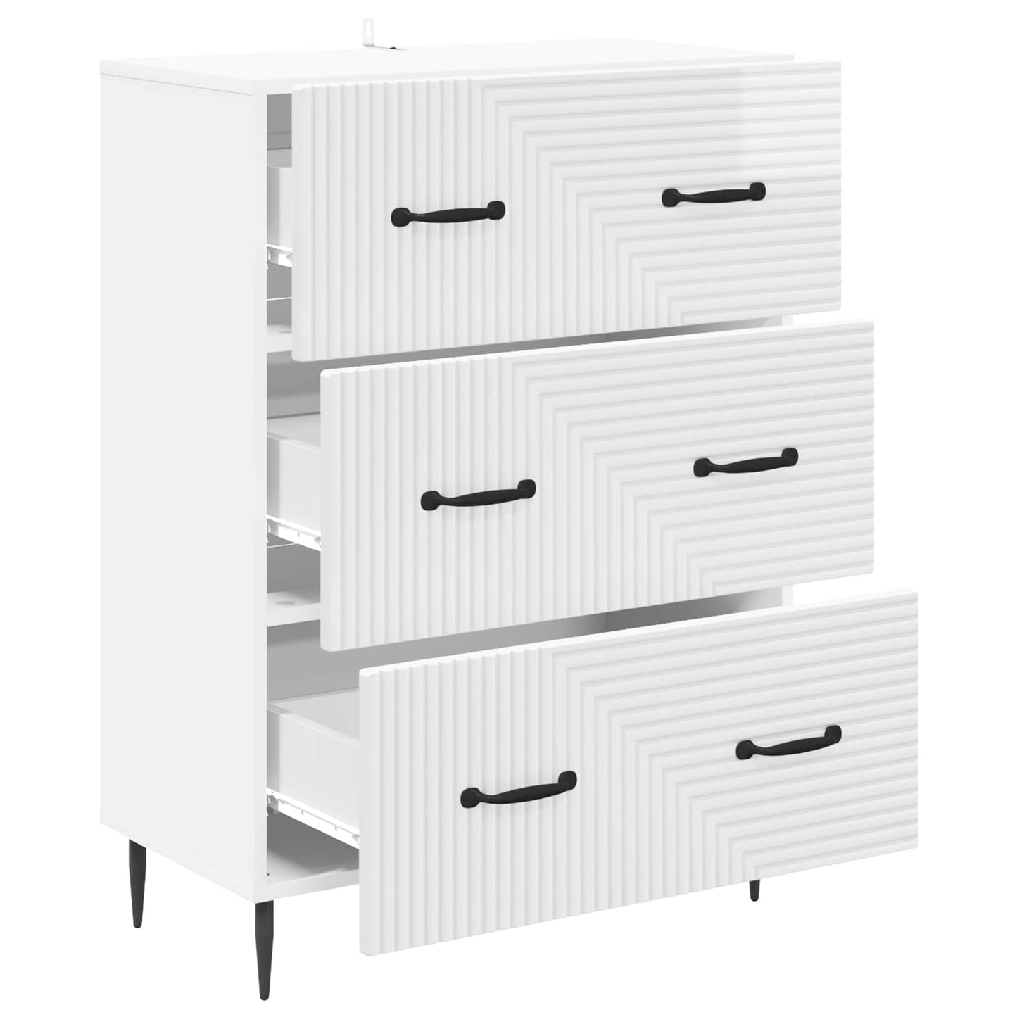 vidaXL Ντουλάπι με Συρτάρια 66 x 34,5 x 89,5 εκ Επεξεργασμένο Ξύλο
