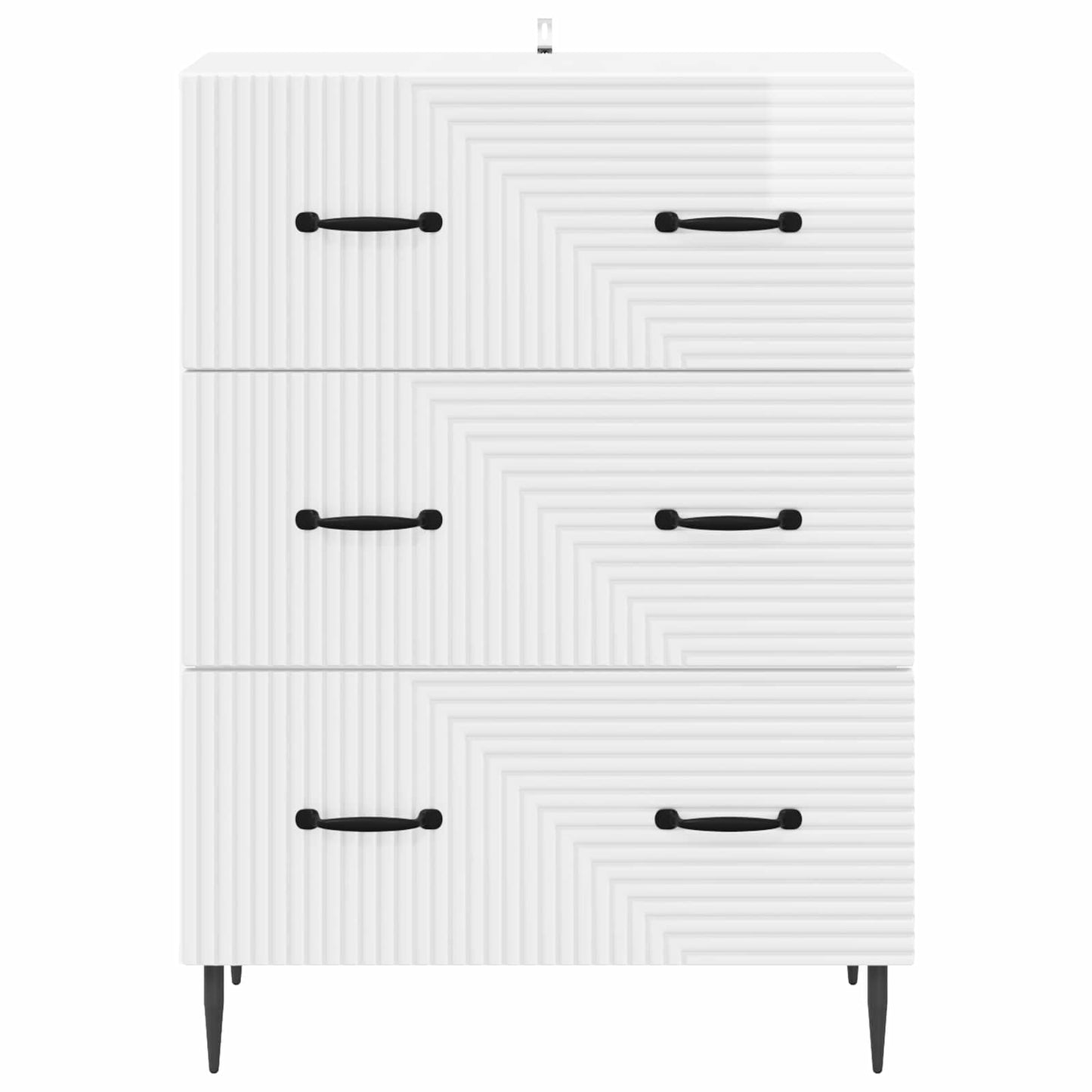 vidaXL Ντουλάπι με Συρτάρια 66 x 34,5 x 89,5 εκ Επεξεργασμένο Ξύλο