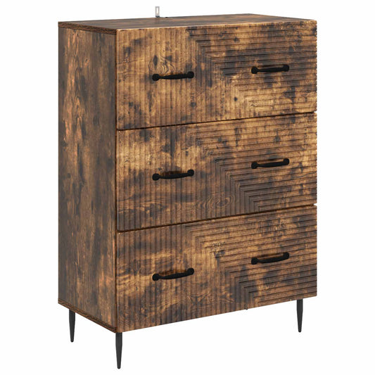 vidaXL Ντουλάπι με Συρτάρια 66 x 34,5 x 89,5 εκ Επεξεργασμένο Ξύλο
