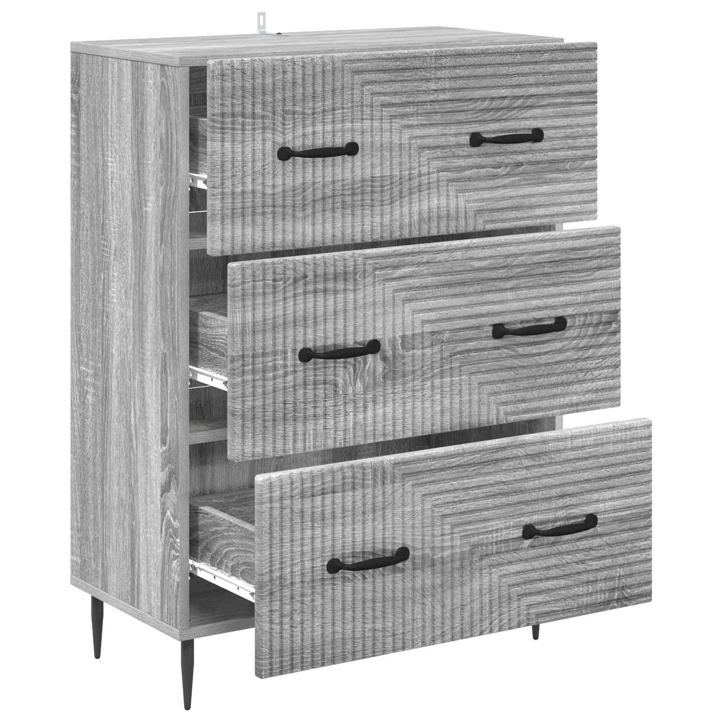 vidaXL Ντουλάπι με Συρτάρια 66 x 34,5 x 89,5 εκ Επεξεργασμένο Ξύλο