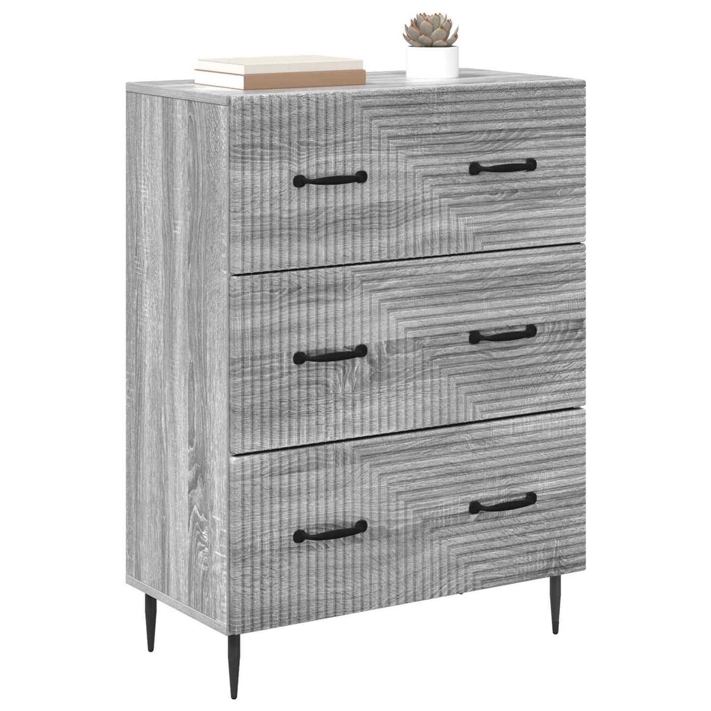 vidaXL Ντουλάπι με Συρτάρια 66 x 34,5 x 89,5 εκ Επεξεργασμένο Ξύλο