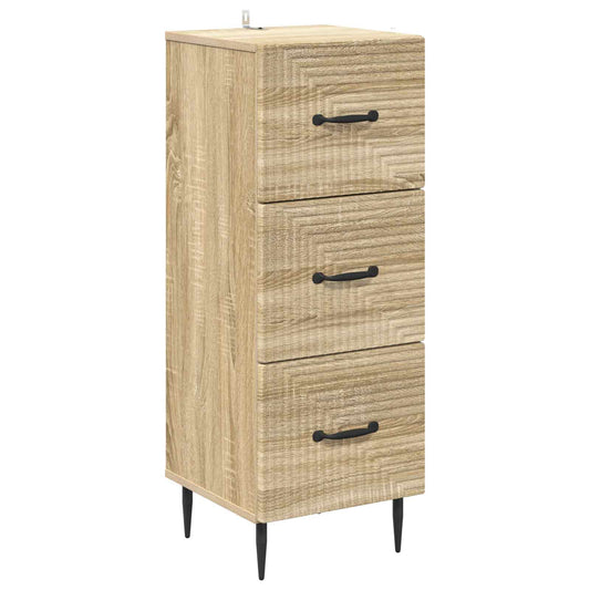 vidaXL Ντουλάπι με Συρτάρια Sonoma Δρυς 33 x 34,5 x 89,5 εκ