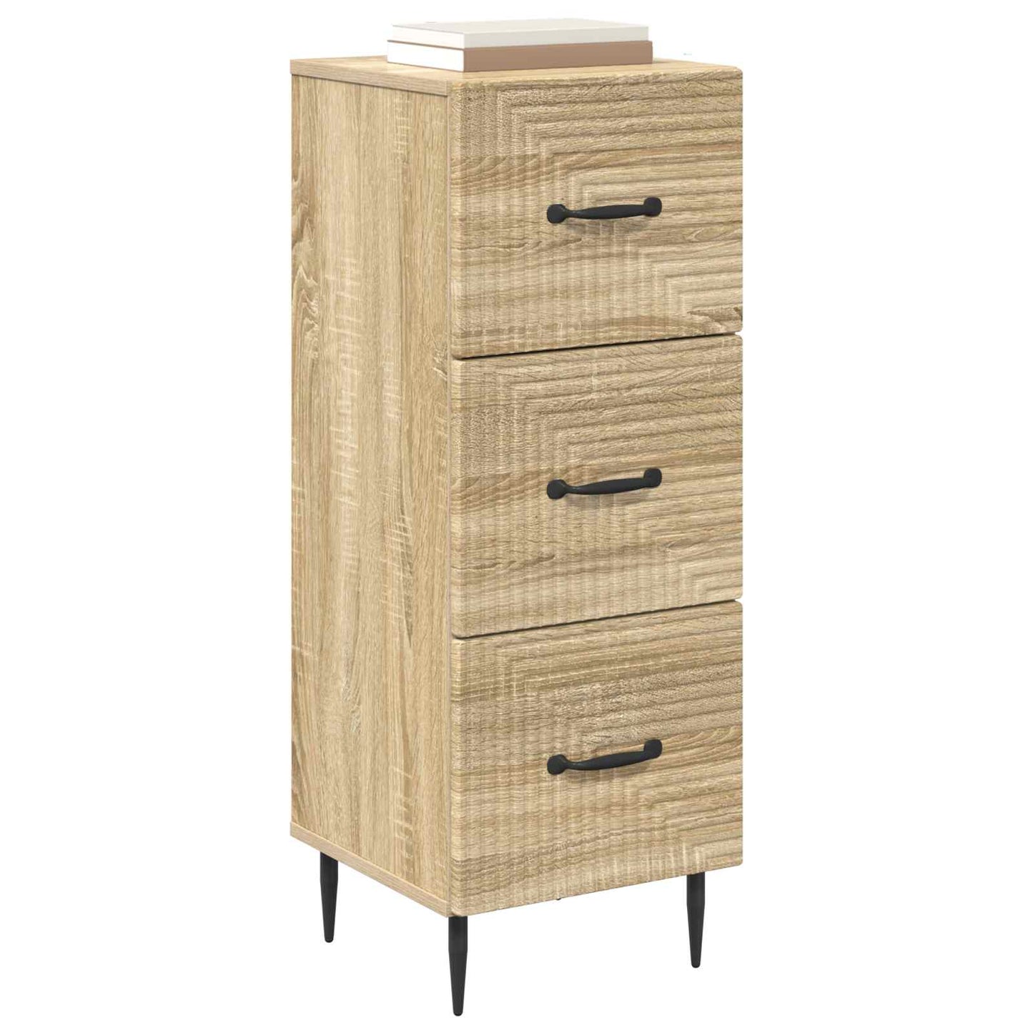 vidaXL Ντουλάπι με Συρτάρια Sonoma Δρυς 33 x 34,5 x 89,5 εκ