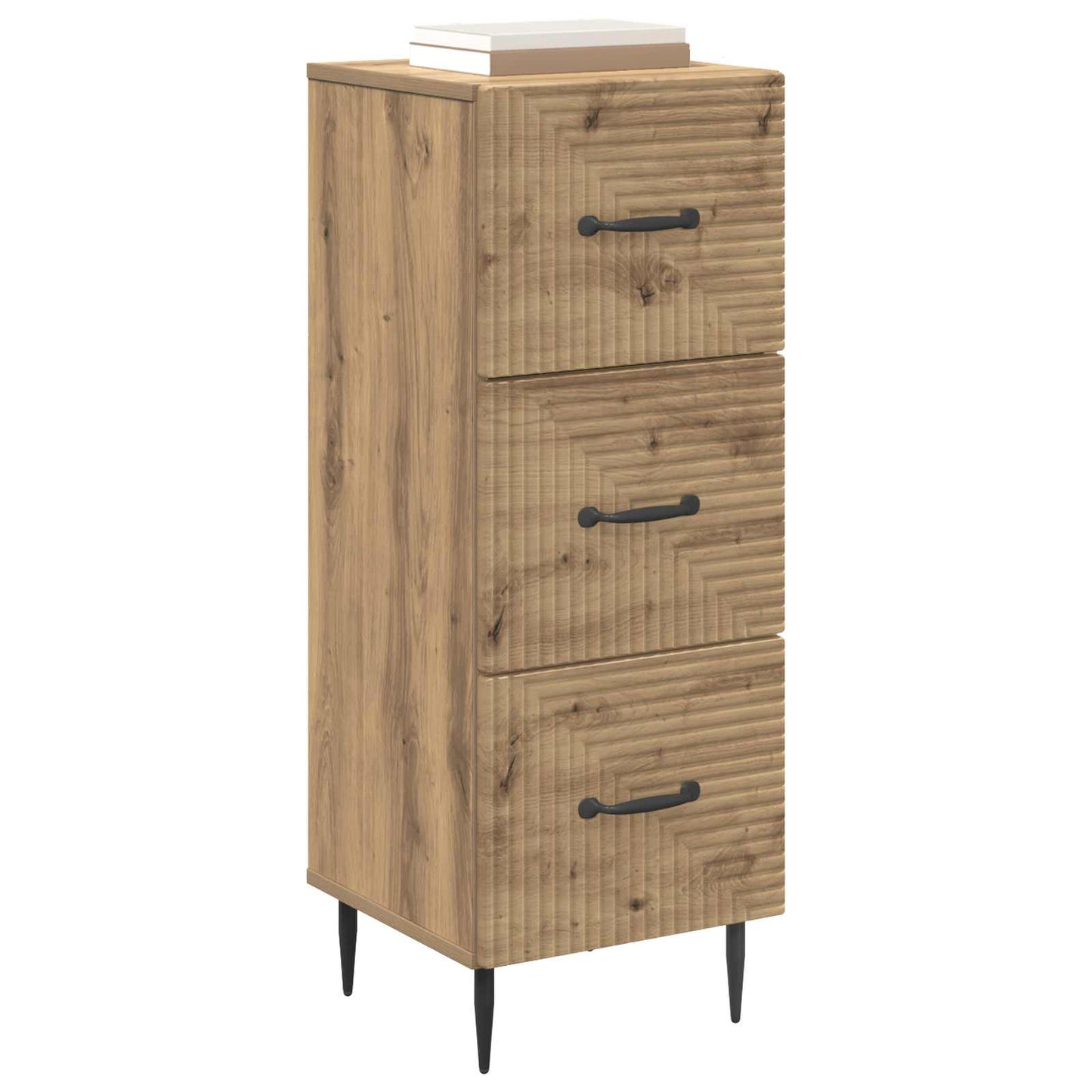 vidaXL Ντουλάπι με Συρτάρια 33 x 34,5 x 89,5 εκ Επεξεργασμένο Ξύλο