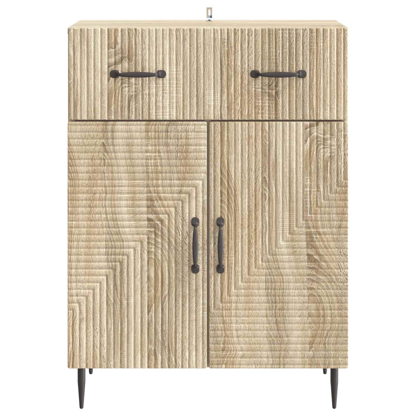 vidaXL Πλαϊνό γραφείο με συρτάρι Sonoma Δρυς 66 x 34,5 x 89,5 εκ