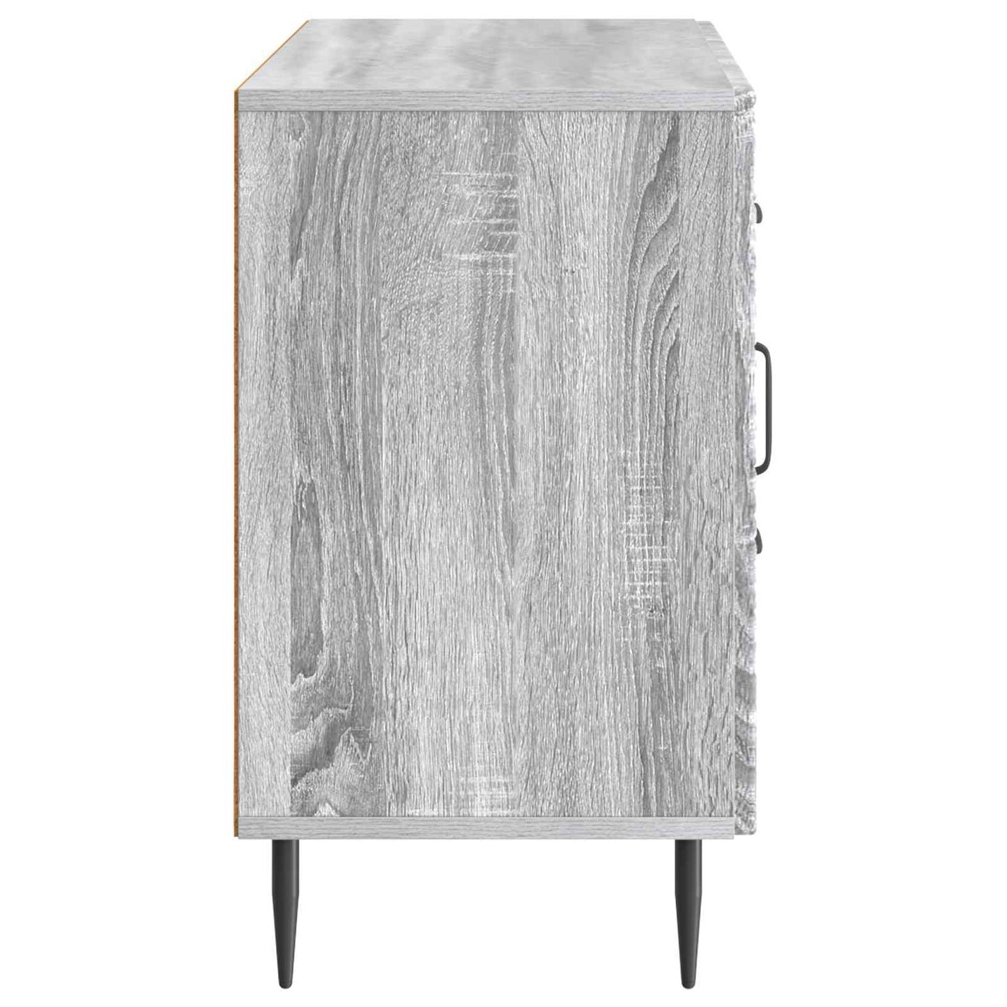 vidaXL Πλαϊνό γραφείο με συρτάρι Γκρι Sonoma 89 x 34,5 x 60 εκ.