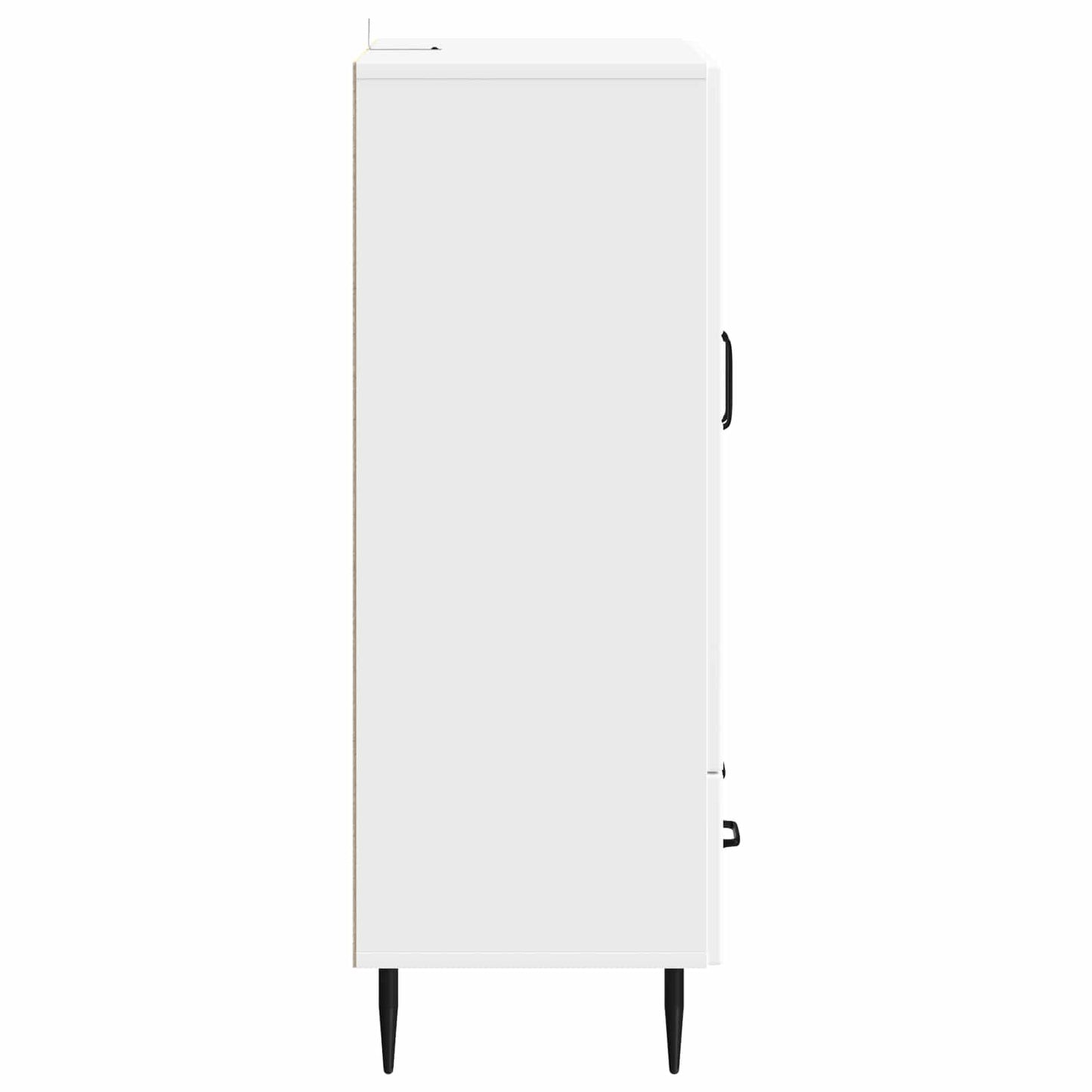 vidaXL Πλαϊνό γραφείο Λευκό 66 x 34,5 x 95 εκ. Επεξεργασμένο Ξύλο