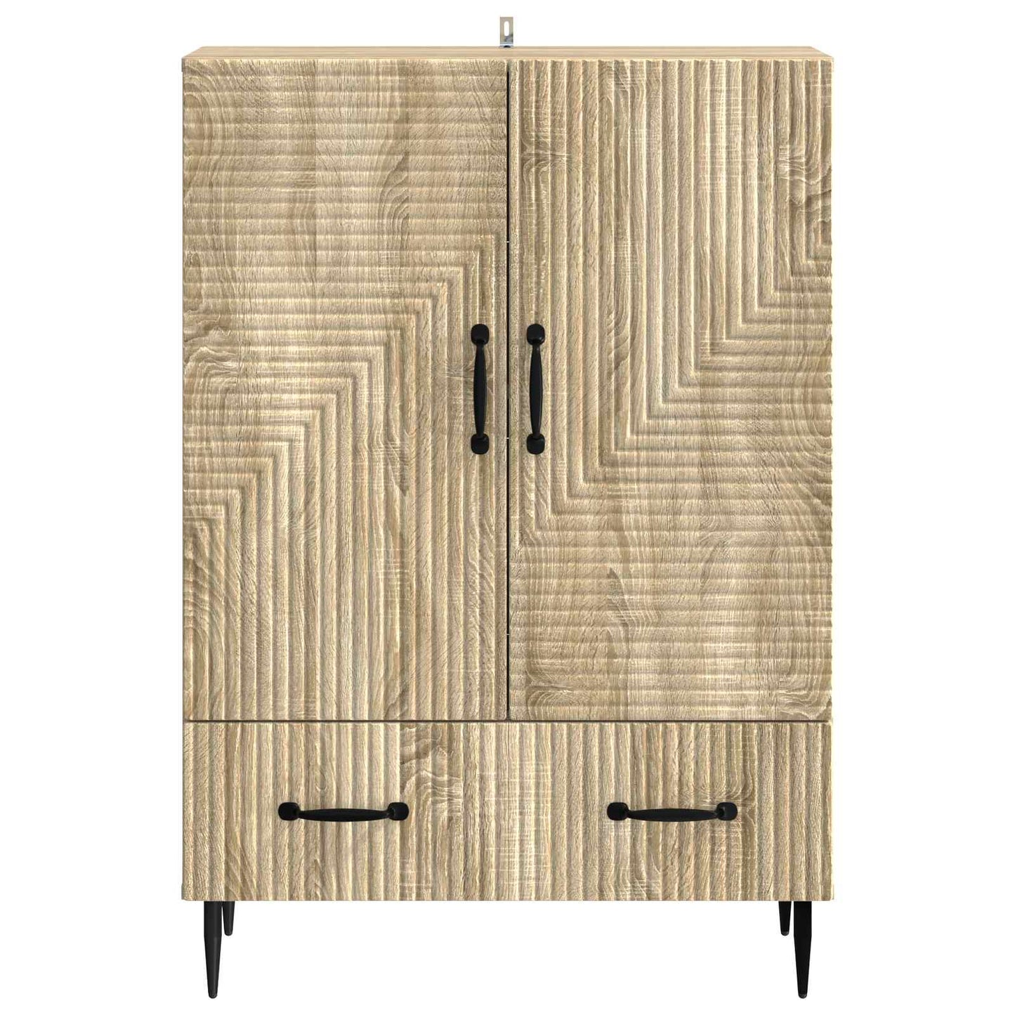 vidaXL Πλαϊνό γραφείο με συρτάρι Sonoma Δρυς 66 x 34,5 x 95 εκ.