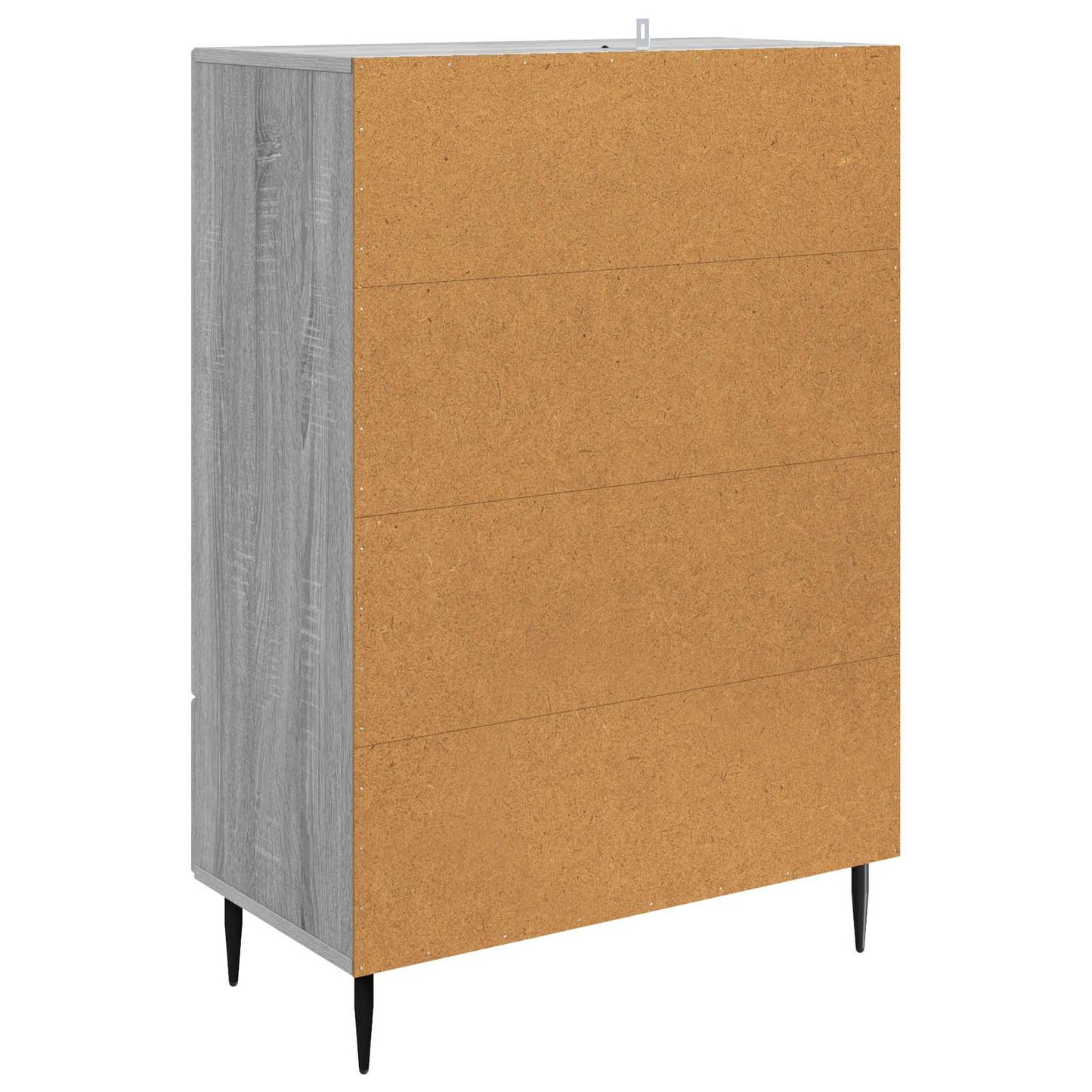 vidaXL Πλαϊνό γραφείο με συρτάρι Γκρι Sonoma 66 x 34,5 x 95 εκ.