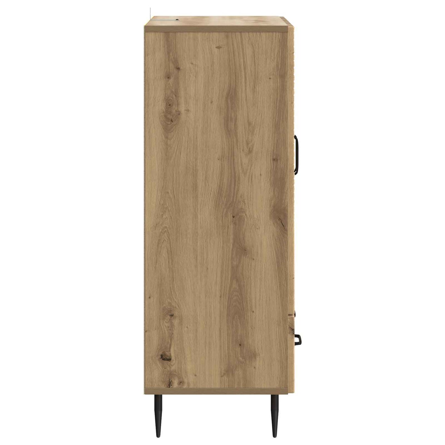 vidaXL Πλαϊνό γραφείο Artisan Δρυς 66 x 34,5 x 95 εκ.