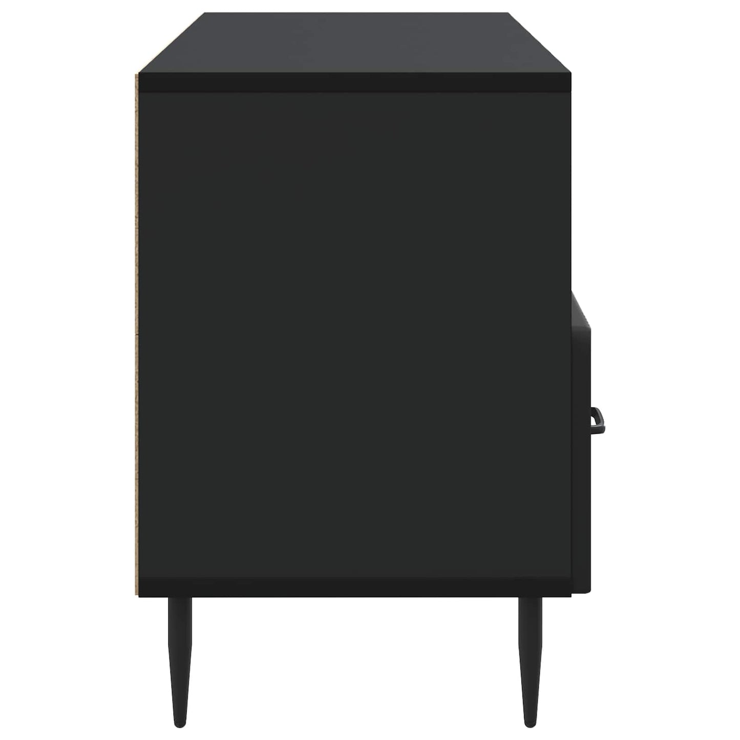 vidaXL Ντουλάπι TV Μαύρο 102 x 34,5 x 50 εκ. Επεξεργασμένο Ξύλο