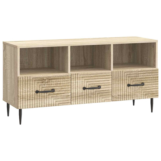 vidaXL Ντουλάπι TV Sonoma Δρυς 102 x 34,5 x 50 εκ. Επεξεργασμένο Ξύλο