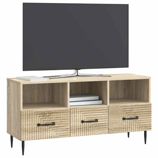 vidaXL Ντουλάπι TV Sonoma Δρυς 102 x 34,5 x 50 εκ. Επεξεργασμένο Ξύλο