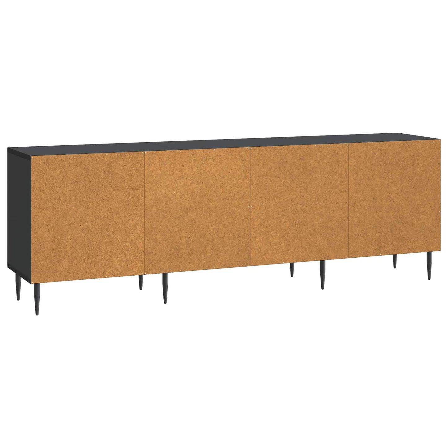 vidaXL Ντουλάπι TV Μαύρο 150 x 31 x 50 εκ. Επεξεργασμένο Ξύλο