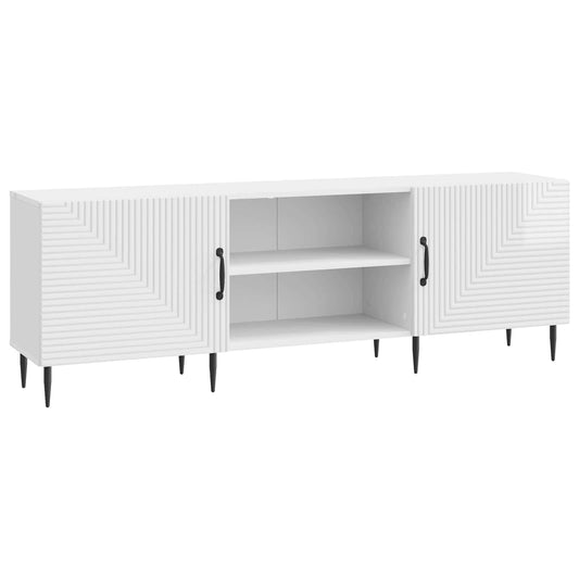 vidaXL Ντουλάπι TV Γυαλιστερό Λευκό 150 x 31 x 50 εκ.