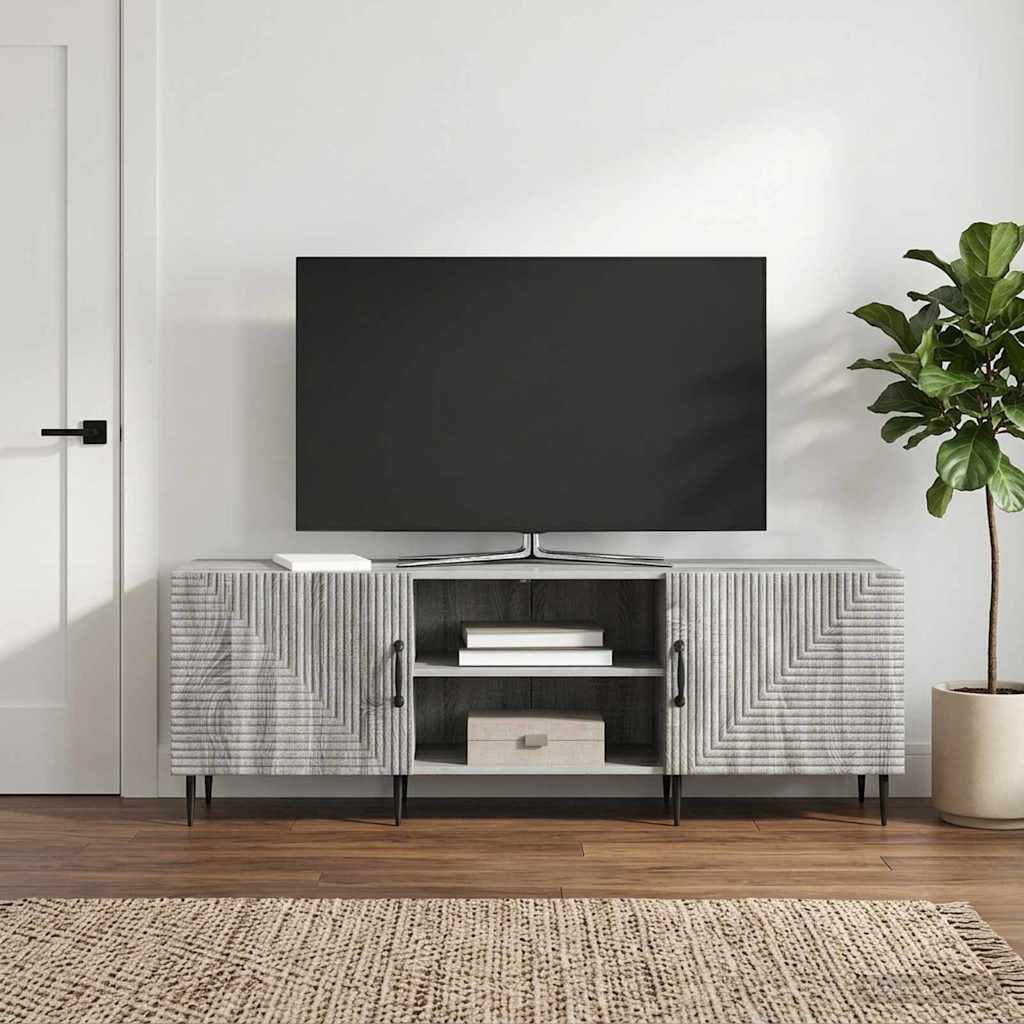 vidaXL Ντουλάπι TV 150 x 31 x 50 εκ. Γκρι Sonoma Επεξεργασμένο Ξύλο