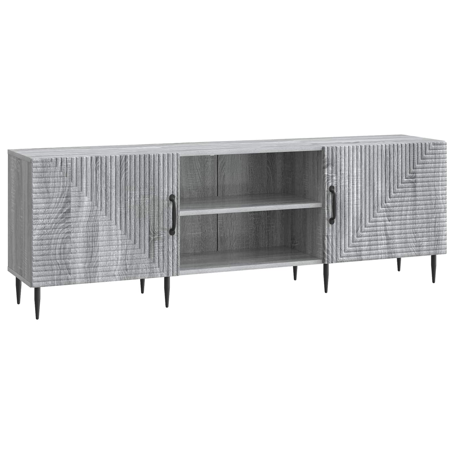 vidaXL Ντουλάπι TV Γκρι Sonoma 150 x 31 x 50 εκ. Επεξεργασμένο Ξύλο