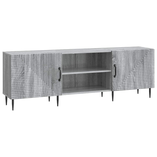 vidaXL Ντουλάπι TV Γκρι Sonoma 150 x 31 x 50 εκ. Επεξεργασμένο Ξύλο