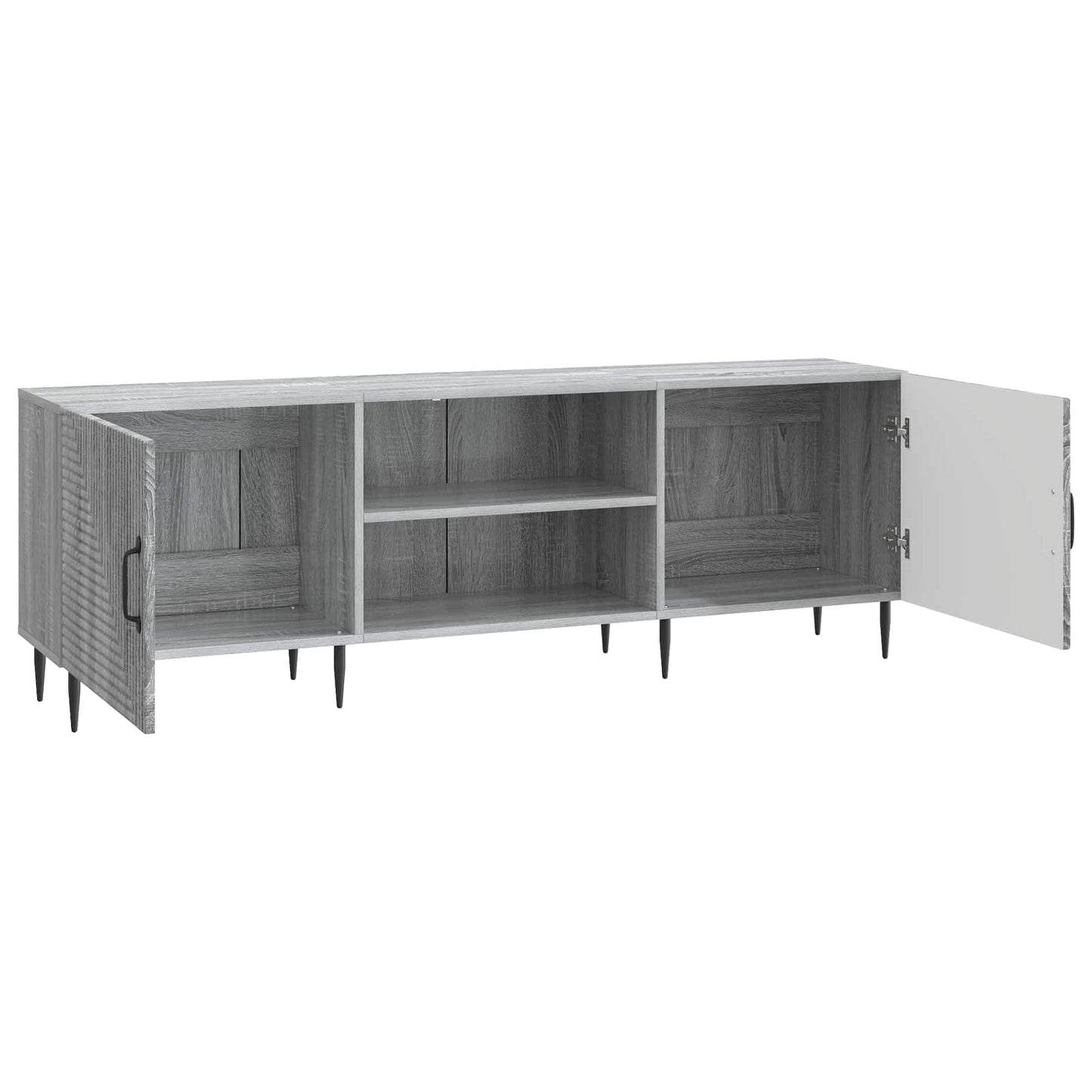 vidaXL Ντουλάπι TV Γκρι Sonoma 150 x 31 x 50 εκ. Επεξεργασμένο Ξύλο
