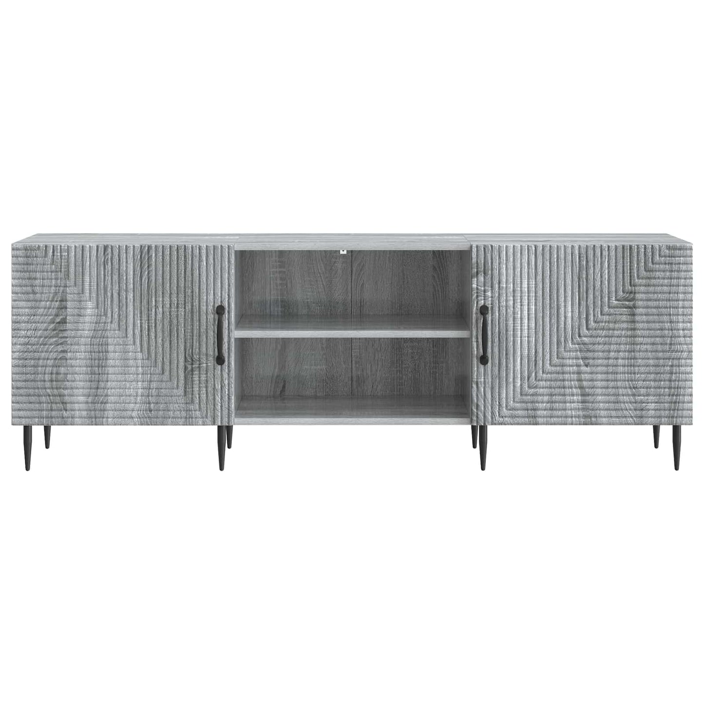 vidaXL Ντουλάπι TV Γκρι Sonoma 150 x 31 x 50 εκ. Επεξεργασμένο Ξύλο