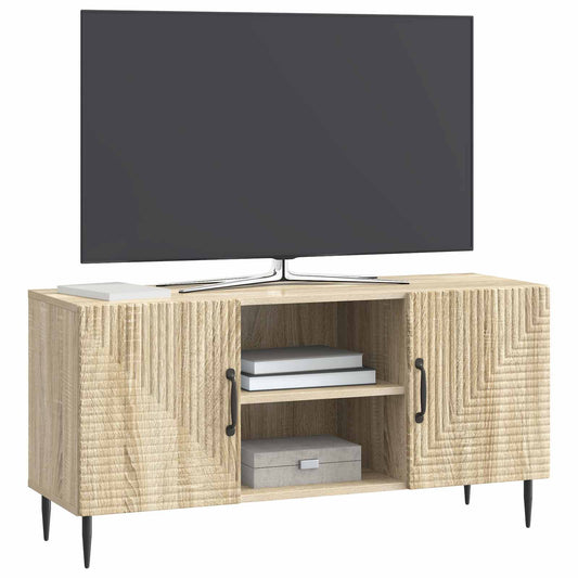 vidaXL Ντουλάπι TV Sonoma Δρυς 102 x 34,5 x 50 εκ. Επεξεργασμένο Ξύλο