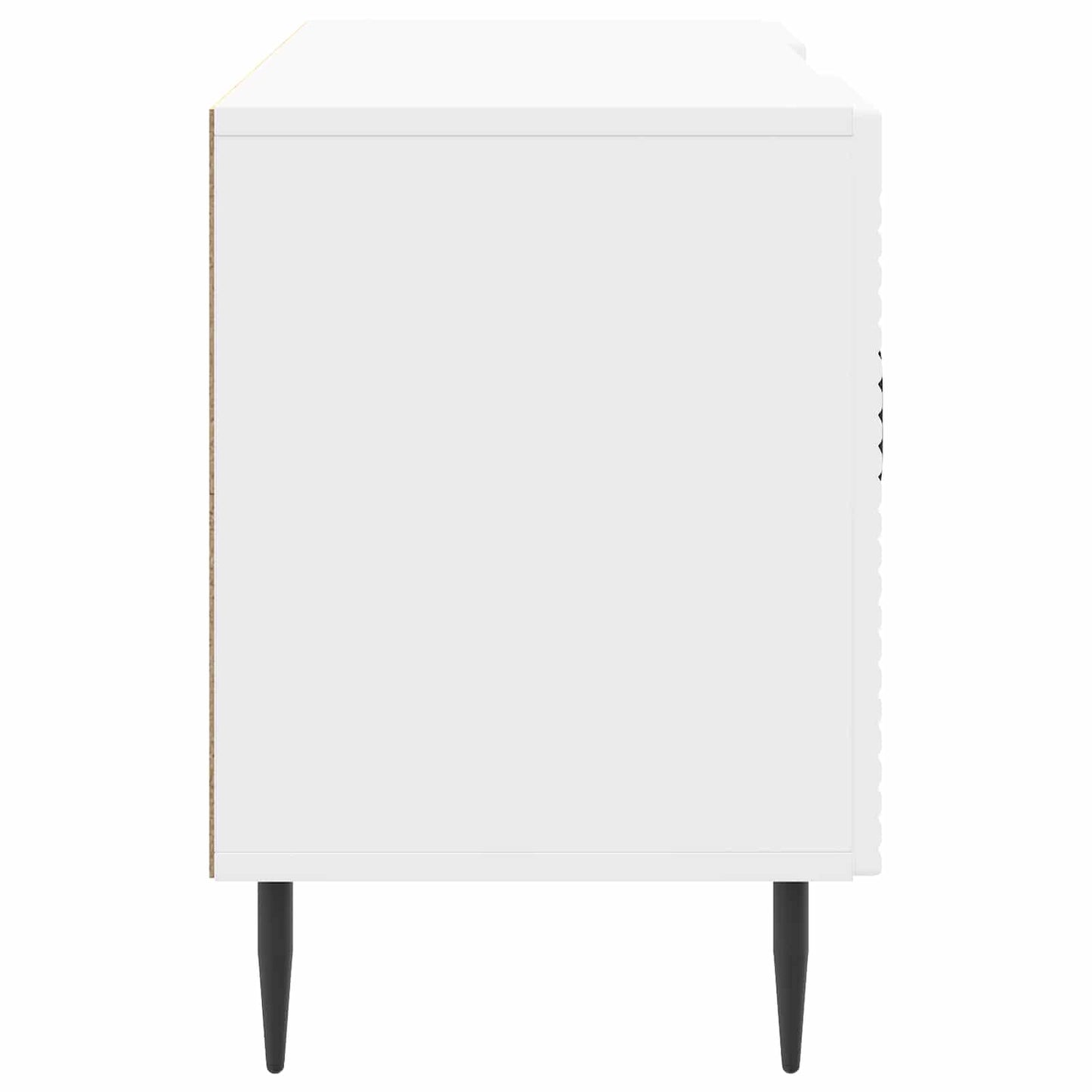 vidaXL Ντουλάπι TV Γυαλιστερό Λευκό 102 x 34,5 x 50 εκ.
