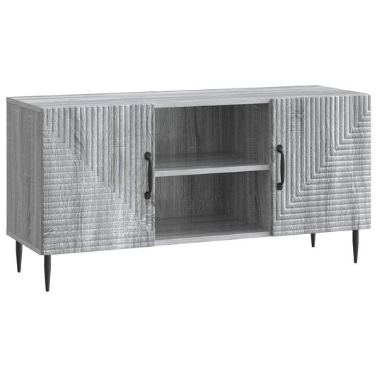 vidaXL Ντουλάπι TV Γκρι Sonoma 102 x 34,5 x 50 εκ. Επεξεργασμένο Ξύλο