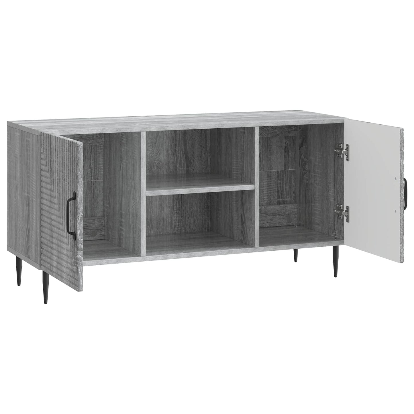 vidaXL Ντουλάπι TV Γκρι Sonoma 102 x 34,5 x 50 εκ. Επεξεργασμένο Ξύλο