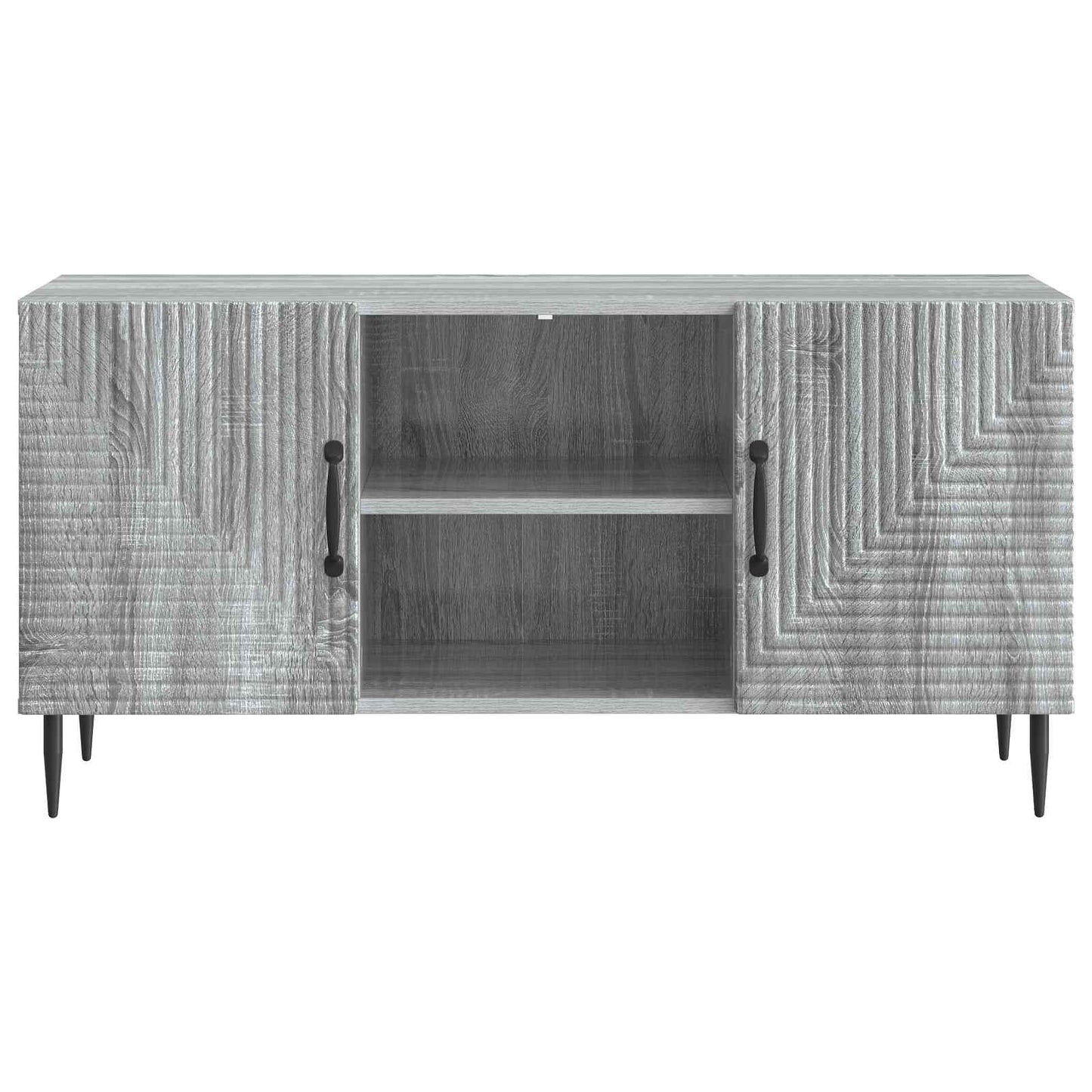 vidaXL Ντουλάπι TV Γκρι Sonoma 102 x 34,5 x 50 εκ. Επεξεργασμένο Ξύλο