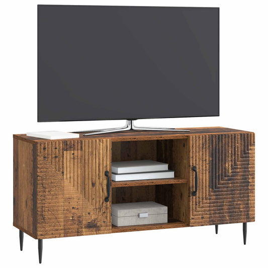 vidaXL Ντουλάπι TV Παλαιωμένο ξύλο 102 x 34,5 x 50 εκ.