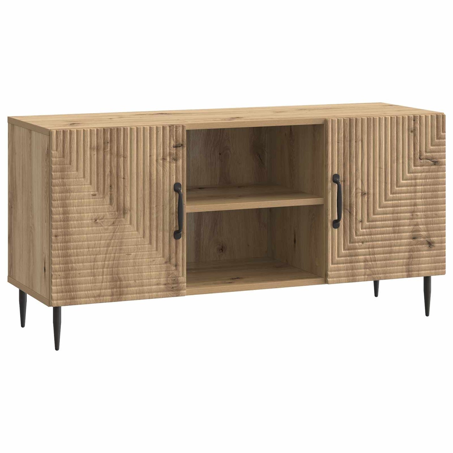 vidaXL Ντουλάπι TV Artisan Δρυς 102 x 34,5 x 50 εκ. Επεξεργασμένο Ξύλο