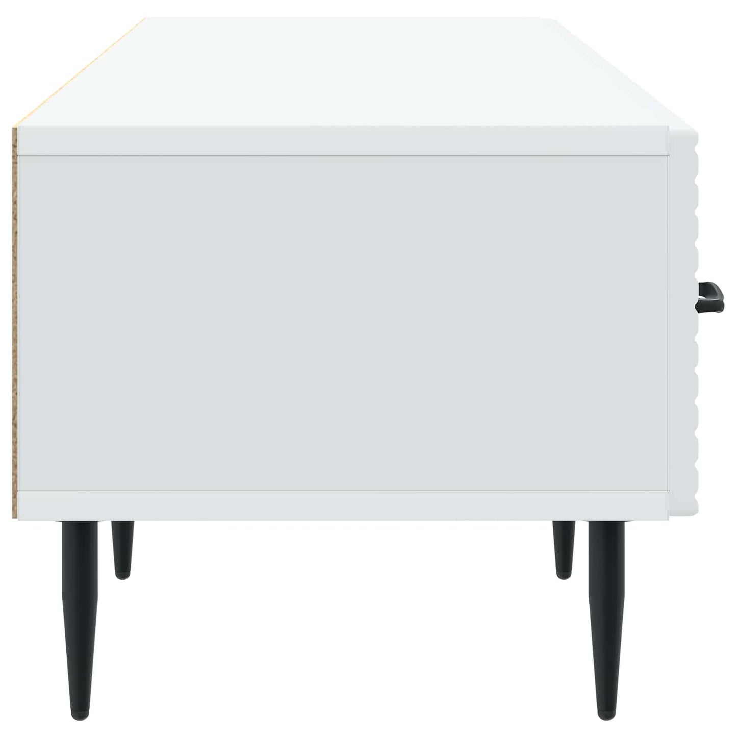 vidaXL Ντουλάπι TV Λευκό 147 x 34,5 x 30 εκ Επεξεργασμένο Ξύλο
