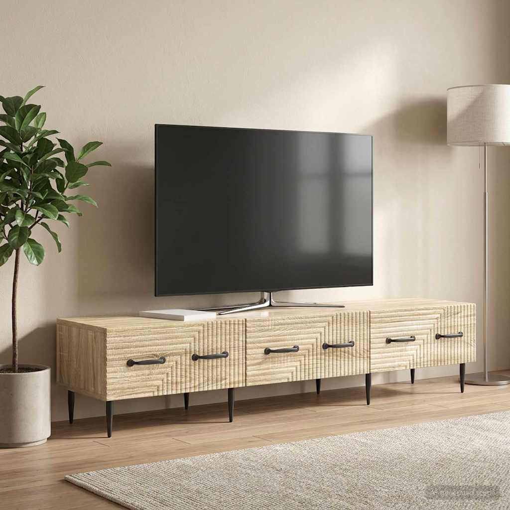 vidaXL Ντουλάπι TV Sonoma Δρυς 147 x 34,5 x 30 εκ Επεξεργασμένο Ξύλο