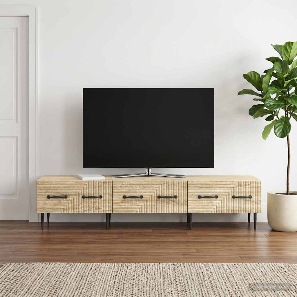 vidaXL Ντουλάπι TV Sonoma Δρυς 147 x 34,5 x 30 εκ Επεξεργασμένο Ξύλο
