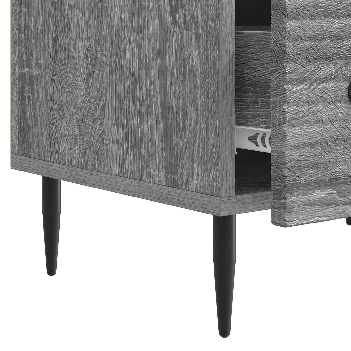 vidaXL Ντουλάπι TV Γκρι Sonoma 147 x 34,5 x 30 εκ Επεξεργασμένο Ξύλο