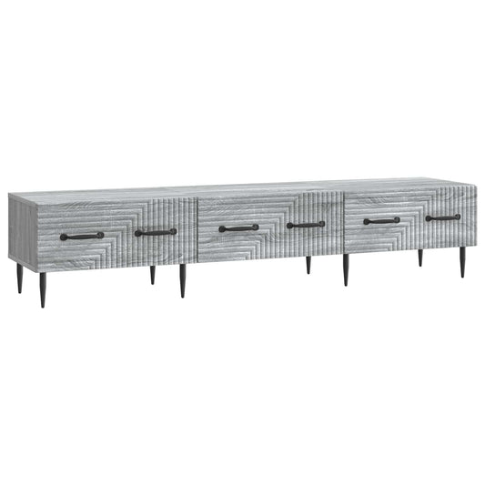 vidaXL Ντουλάπι TV Γκρι Sonoma 147 x 34,5 x 30 εκ Επεξεργασμένο Ξύλο